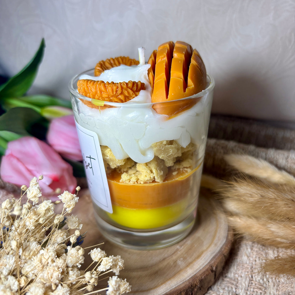 Mango sorbet illatgyertya